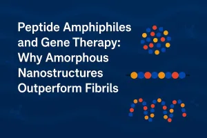 Peptide Amphiphiles and Gene Therapy: Why Amorphous Nanostructures Outperform Fibrils