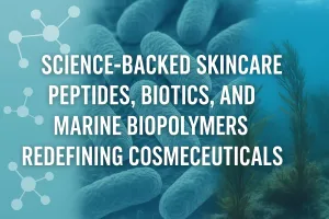 Science-Backed Skincare: Peptides, Biotics, and Marine Biopolymers Redefining Cosmeceuticals