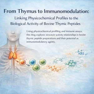From Thymus to Immunomodulation: Linking Physicochemical Profiles to the Biological Activity of Bovine Thymic Peptides