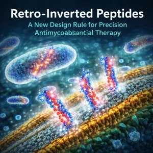 Retro-Inverted Peptides: A New Design Rule for Precision Antimycobacterial Therapy
