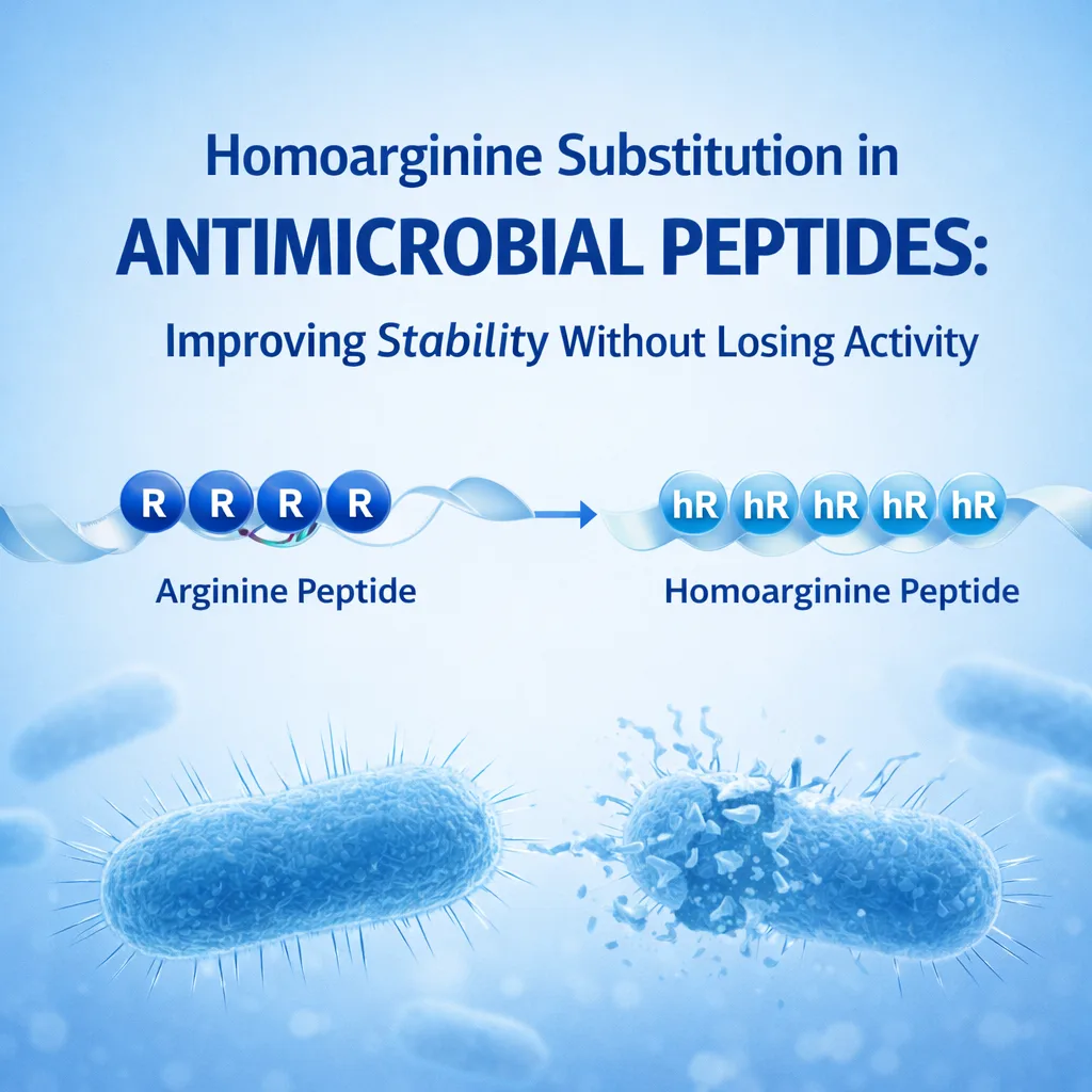 Homoarginine Substitution in Antimicrobial Pept...