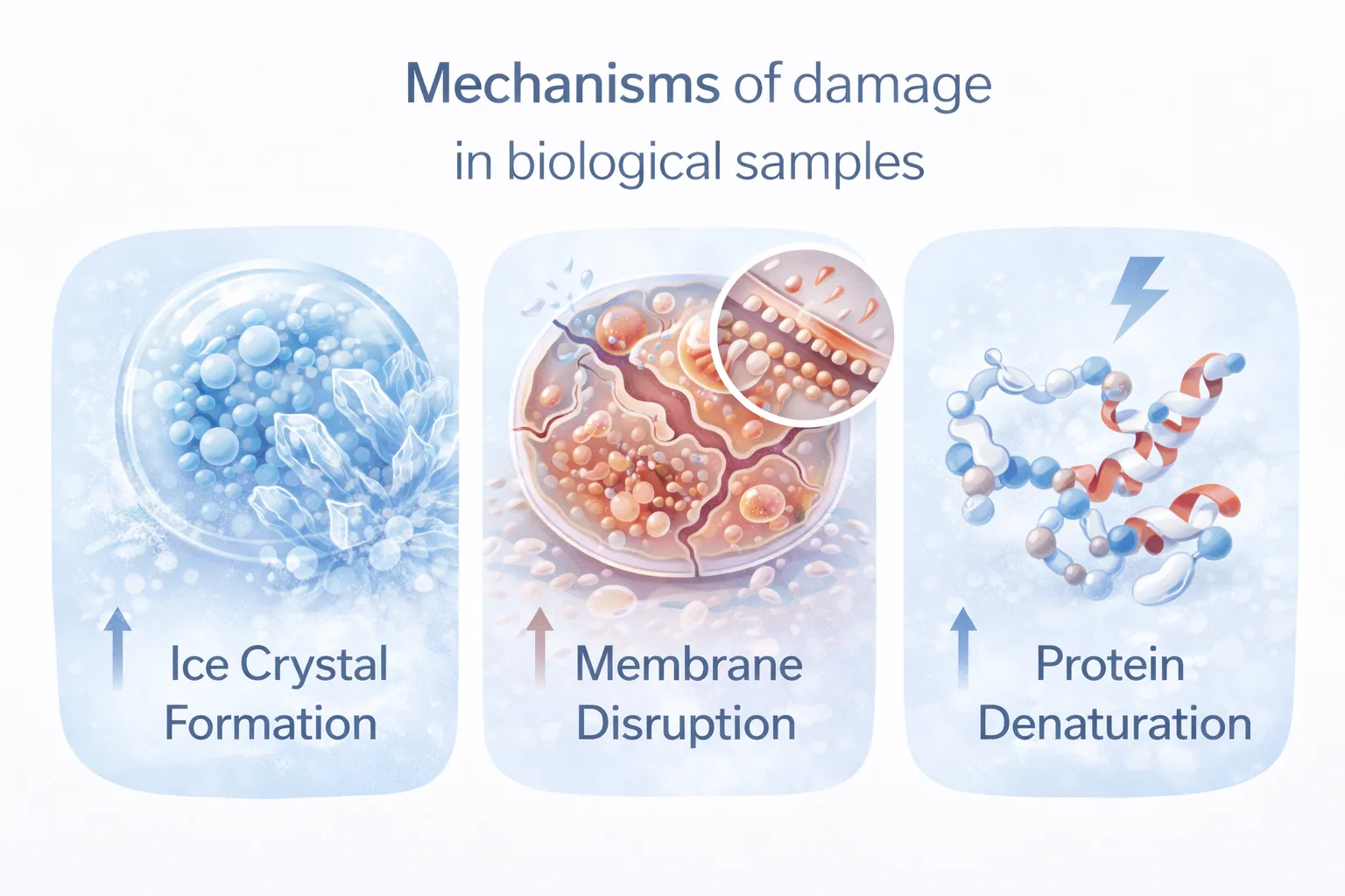 Cell membrane rupture