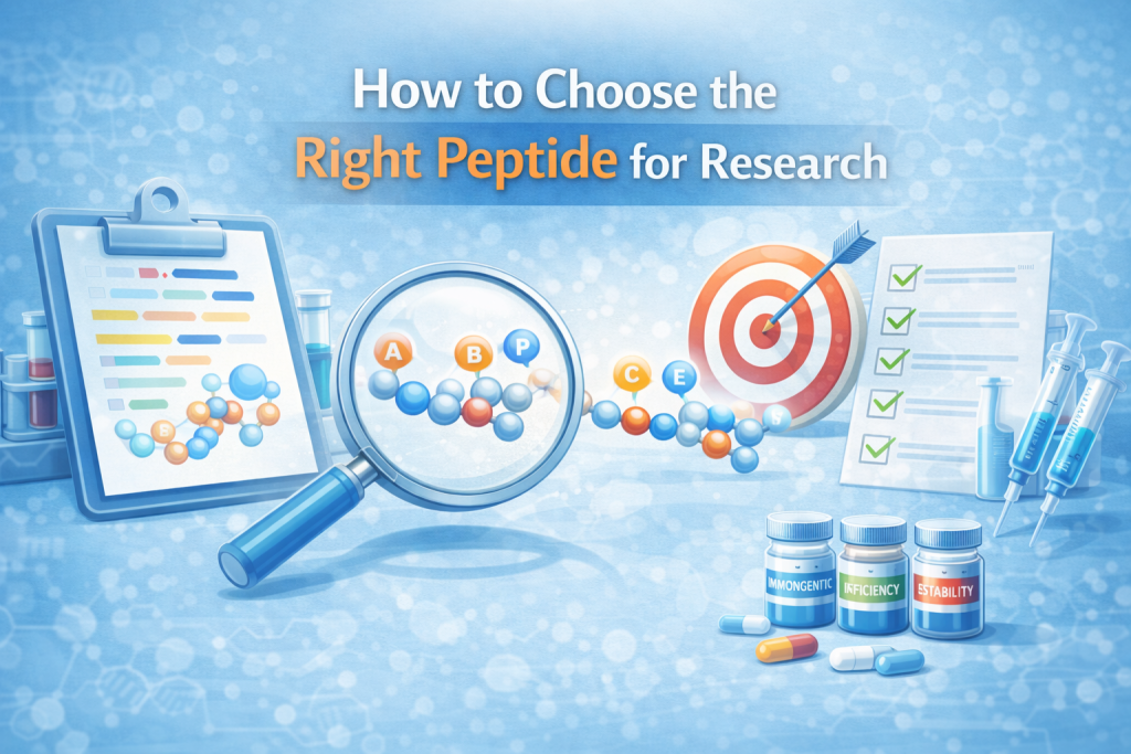 How to Choose the Right Peptide for Research