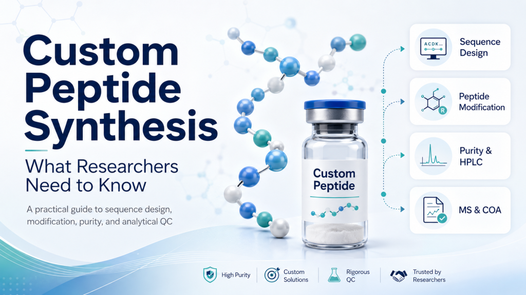 Custom Peptide Synthesis: What Researchers Need... Custom Peptide Synthesis: What Researchers Need...