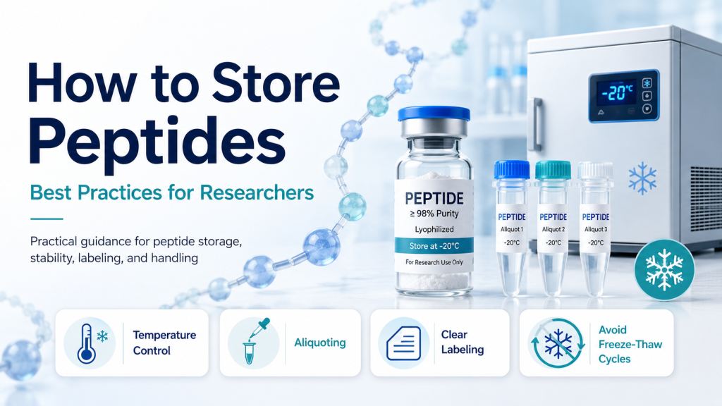 How to Store Peptides: Best Practices for Resea... How to Store Peptides: Best Practices for Resea...