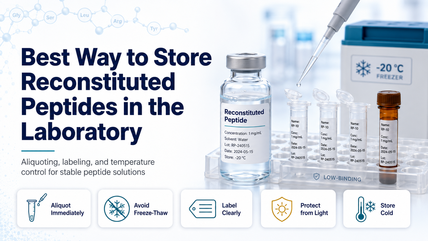 How to Store Peptides: Best Practices for Researchers(images 1)