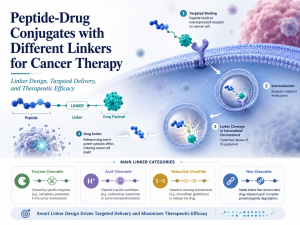 Peptide-Drug Conjugates with Different Linkers for Cancer Therapy