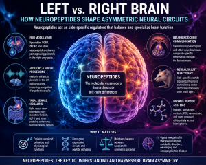 Left vs. Right Brain: How Neuropeptides Shape Asymmetric Neural Circuits