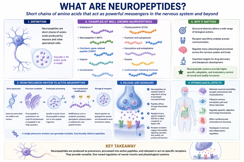 Neuropeptides in Health and Disease: From Cellular Signaling to Therapeutic Targets(images 1)
